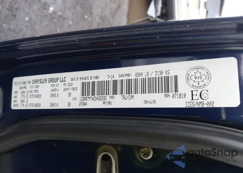 2014 Ram 1500 Sport из США, поврежденный, VIN 1C6RR7MT4ES426593